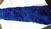 Blue synthetic sweeper mop head